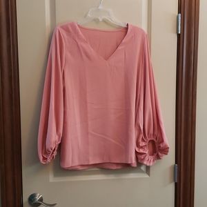 Women's size M salmon blouse New